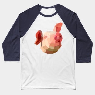 Polygon Pig Baseball T-Shirt